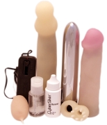 Секс наборы - вибратор и насадки из киберкожы cyber kit фото