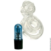 Виброкольца на член - виброкольцо с клиторальным стимулятором tongue teaser фото