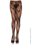 Женские сексуальные чулки и колготы - колготки с ажурным рисунком бабочек butterfly lace stocking фото