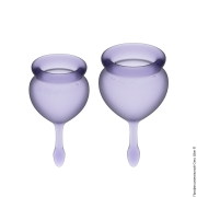 Менструальные чаши - набор менструальных чаш satisfyer feel good фото