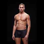 Сексуальные трусики и стринги для мужчин - мужские боксеры wetlook athletic trunk фото