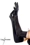 Сексуальные женские аксессуары - перчатки со стразами  фото