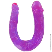 Анальные игрушки - анально–вагинальный стимулятор twin head lavender фото