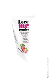 Фото розігріваючу масажне масло - love to love love me tender strawberry, 10ml в профессиональном Секс Шопе
