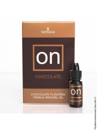 Фото краплі для стимуляції клітора зі смаком шоколаду sensuva - on arousal oil for her chocolate, 5мл в профессиональном Секс Шопе