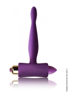  - вібратор-кролик з підігрівом і стимулюючим язичком для клітора leten wonderful purple фото