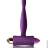 Вибратор-кролик с подогревом и стимулирующим язычком для клитора Leten Wonderful Purple