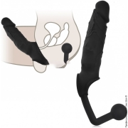 Страпон (страница 7) - восхитительная накладка-протез для пениса с анальной пробкой увеличение аж на  7 cm фото