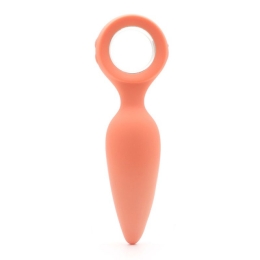 Фото kistoy orville - анальная вибропробка, 12.8х3 см (оранжевая) в профессиональном Секс Шопе