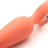 KisToy Orville - Анальная вибропробка, 12.8х3 см (оранжевая)
