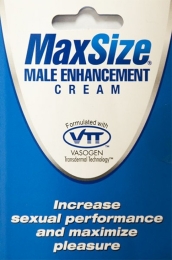 Фото swiss navy max size - пробник крема для улучшения потенции, 5 мл в профессиональном Секс Шопе