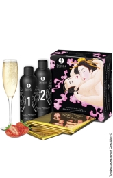 Фото гель для масажу oriental body-to-body - sparkling wine strawberry в профессиональном Секс Шопе