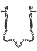 Интимные украшения - металева ланцюжок на соски nipple chain climps фото