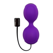 Насолода 2023 - adrien lastic kegel vibe - вагинальные шарики с вибрацией (фиолетовый), 3.7 см фото
