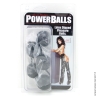 Анально-вагінальні чорні кульки з кільцем Power Balls - Анально-вагінальні чорні кульки з кільцем Power Balls