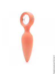 Фото силиконовая анальная вибропробка kisstoy orville orange в профессиональном Секс Шопе