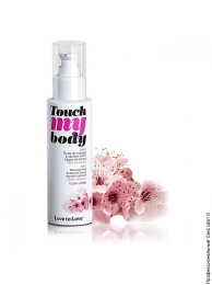 Фото масажний гель-змазка 2 в 1 love to love touch my body cherry blossom (вишня) в профессиональном Секс Шопе