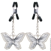Интимные украшения - затискачі для сосків fetish fantasy butterfly nipple clamps фото