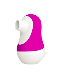 Фото мистер факер pinguino - 2в1 вакуумный стимулятор с подвижным язычком, 9.4x6.2 см (розовый) в профессиональном Секс Шопе