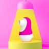 Мистер Факер Pinguino - 2в1 вакуумный стимулятор с подвижным язычком, 9.4x6.2 см (розовый) - Мистер Факер Pinguino - 2в1 вакуумный стимулятор с подвижным язычком, 9.4x6.2 см (розовый)