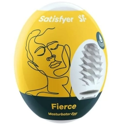 Фото satisfyer masturbator egg single fierce мастурбатор яйцо, 7х5.5 см (желтый) в профессиональном Секс Шопе