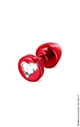 Анальные игрушки (страница 17) - анальная пробка - anni r heart red cristal фото