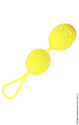 Вагинальные шарики со смещенным центром тяжести - вагінальні кульки - yellow petal фото