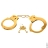 Металлические наручники FF GOLD METAL CUFFS