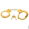 Металлические наручники FF GOLD METAL CUFFS - Металлические наручники FF GOLD METAL CUFFS