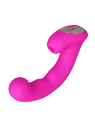 Фото мистер факер amante - 2в1 вакуумный стимулятор с вибрацией, 17.8x4 см (розовый) в профессиональном Секс Шопе