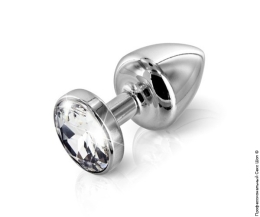 Фото анальна страза diogol anni round stainless steel з кристалом swarovski в профессиональном Секс Шопе