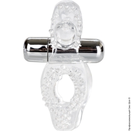 Фото эрекционное кольцо со стимулятором клитора и съемной вибропулей wireless passion enhancer clear в профессиональном Секс Шопе