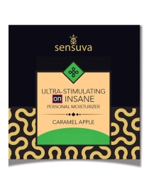 Фото sensuva  ultra-stimulating on insane caramel apple пробник стимулирующего лубрианта с ароматом карамельного яблока, 6 мл в профессиональном Секс Шопе