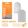 TENGA Pocket Hexa-Brick - Карманный мини-мастурбатор, 7.5х5.5 см (оранжевый) - TENGA Pocket Hexa-Brick - Карманный мини-мастурбатор, 7.5х5.5 см (оранжевый)