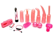 Водонепроникні вібратори - великий набір секс іграшок dirty dozen sex toy kit фото
