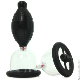 Фото помпы для сосков с вибрацией vibrating nipple pleasure cup в профессиональном Секс Шопе