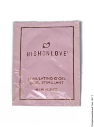 Фото пробник стимулюючого рідкого вібратора highonlove stimulating gel o gel, 3 мл в профессиональном Секс Шопе