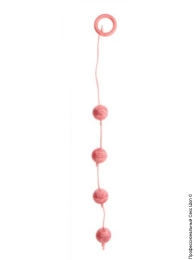 Фото анальний ланцюжок good vibes anal beads large, pink, діаметр 2,6 см в профессиональном Секс Шопе