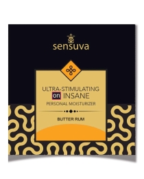 Фото sensuva ultra-stimulating on insane butter rum пробник стимулирующего лубриканта с ароматом рома, 6 мл(6 мл) в профессиональном Секс Шопе