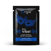 Жидкий вибратор - orgie sexy vibe! liquid vibrator - жидкий вибратор для чувствительных, 2 мл (синий) фото