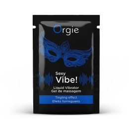 Фото orgie sexy vibe! liquid vibrator - жидкий вибратор для чувствительных, 2 мл (синий) в профессиональном Секс Шопе