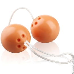 Фото оранжевые мягкие шары гейши - для начинающих женщин в профессиональном Секс Шопе