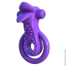 Стимулятор клітора і ерекційне кільце Lovely Licks Couples Ring Purple