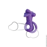 Стимулятор клітора і ерекційне кільце Lovely Licks Couples Ring Purple - Стимулятор клітора і ерекційне кільце Lovely Licks Couples Ring Purple