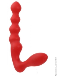 Фото анальний стимулятор dream toys purrfect silicone butt plug red, 19 см в профессиональном Секс Шопе