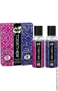 Интимные смазки (страница 21) - набор лубрикантов - wet together lubricant for couples 2x60ml фото