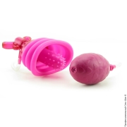 Женские вакуумные помпы ❤️ вагинальная - вибропомпа для клітора venus butterfly pump pink фото