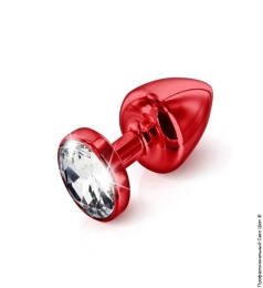 Фото анальна пробка з камінням сваровські diogol anni round red в профессиональном Секс Шопе