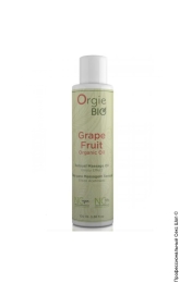 Фото органическое массажное масло  с ароматом грейпфрута  grape fruit  100 мл  orgie bio в профессиональном Секс Шопе
