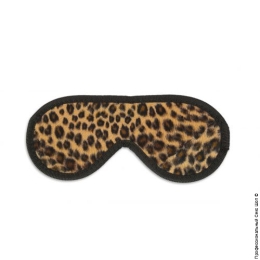 Фото закрита маска на очі з леопардовим хутром в профессиональном Секс Шопе